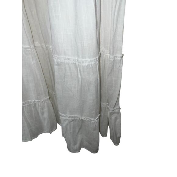 Ellen Weaver Maxi Dress Womens 2XL Smocked Crinkle Gauze Lined Cottagecore NEW - Picture 4 of 8